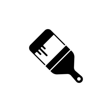 Fırça katı simgesi boya, onarım öğeleri oluşturmak