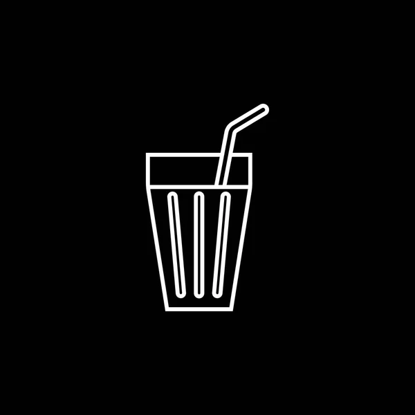 Limonata satırı simgesi, yiyecek içecek öğeleri — Stok Vektör