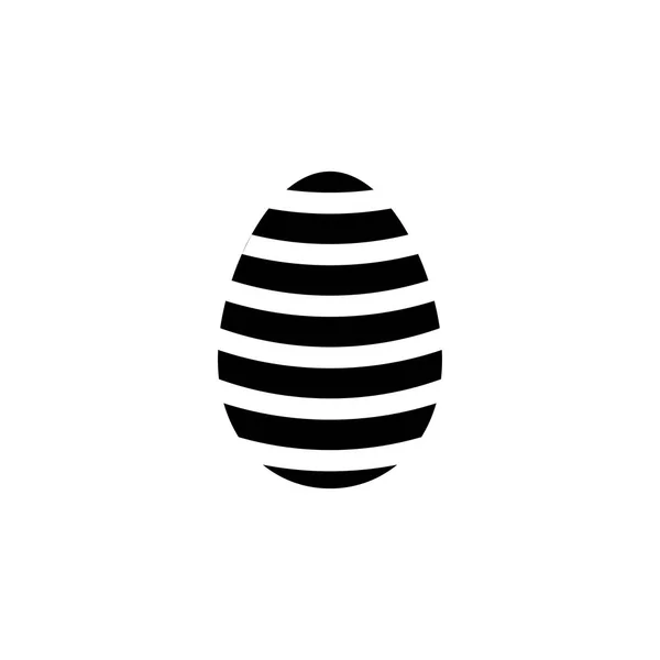 Ícone sólido de ovo de Páscoa, religião elementos de férias , —  Vetores de Stock