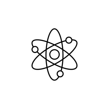Atom ve molekül satırı simgesi, eğitim ve okul