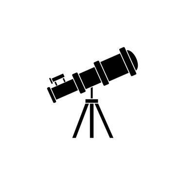 Teleskop katı simgesi, eğitim ve astronomi