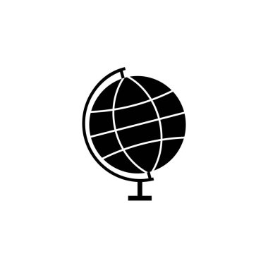 Dünya katı simgesi, okul ve eğitim öğesi