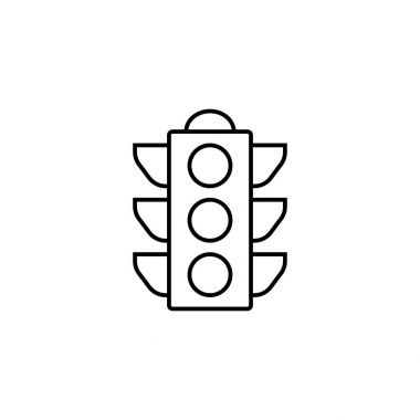 Trafik ışığı satırı simgesi, ışıkları ve gezinti