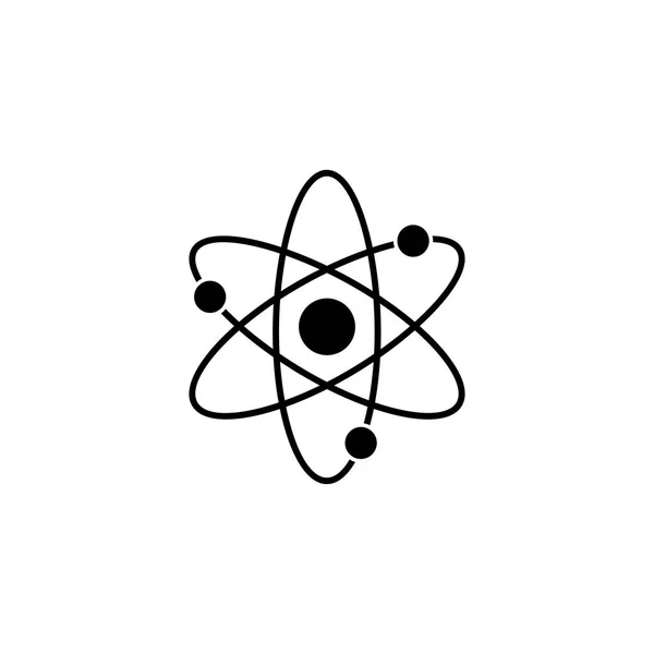 Atom a molekula pevné ikony, vzdělávání a škola — Stockový vektor
