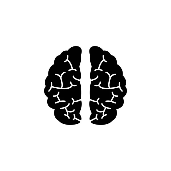 脳立体アイコン、医療、学校の要素 — ストックベクタ