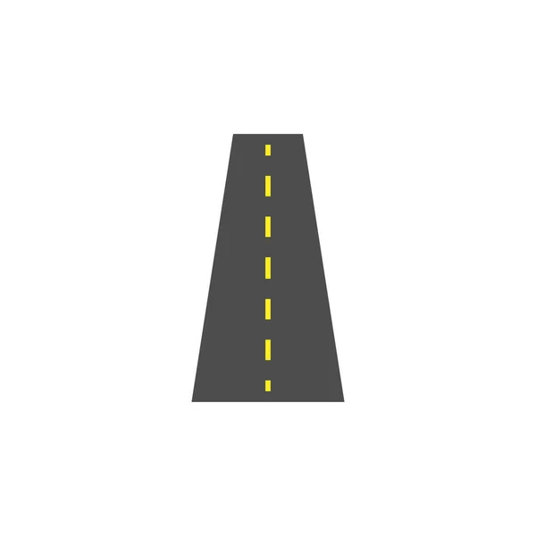 Strada solida icona, navigazione e strada — Vettoriale Stock