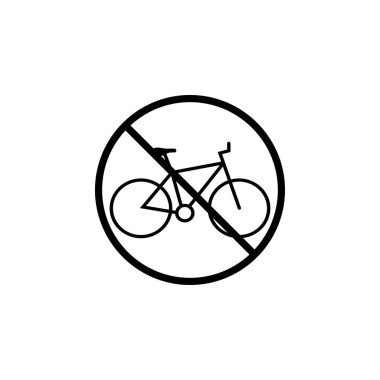 Hiçbir Bisiklet satırı simgesi, Bisiklet yasaklama işareti,