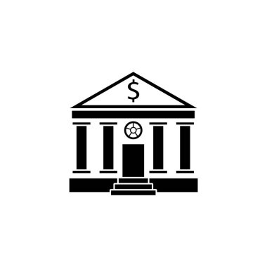 House bankacılık katı simgesi bina banka