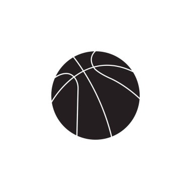 basketbol topu sağlam simgesi, spor, vektör grafikleri