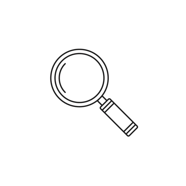 Search icon vector, magnifying glass — Stock Vector