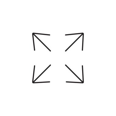 ull ekran simge vektör, katı ilişkindir, doğrusal piktogram