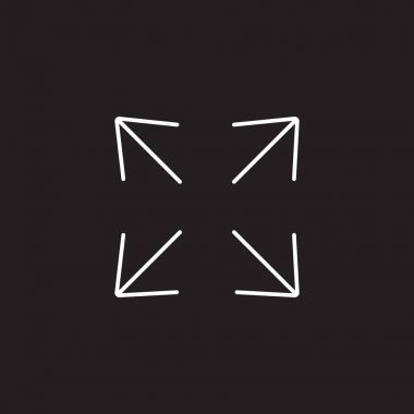 ull ekran simge vektör, katı ilişkindir, doğrusal piktogram