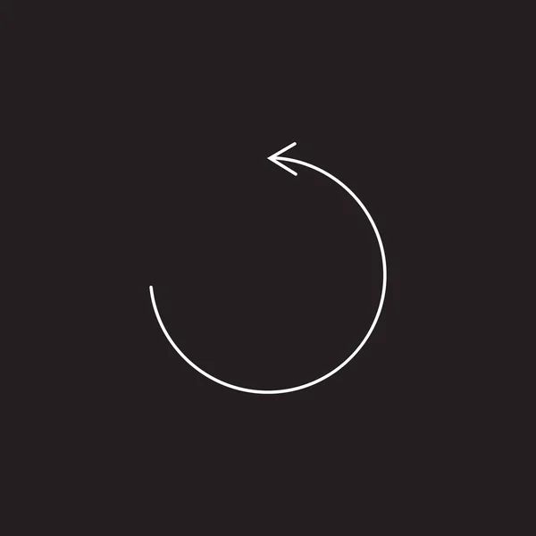 Reload line icon, outline vector logo illustration, linear picto — стоковый вектор