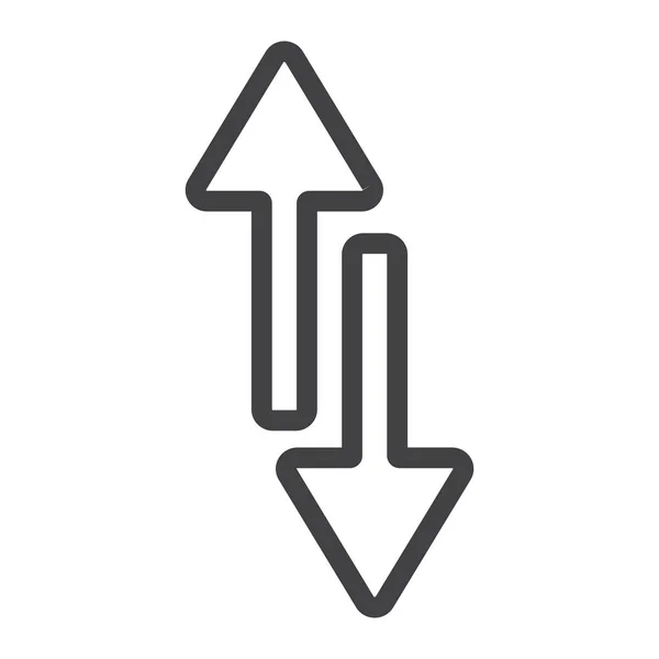 Mobile Datenleitungssymbole, Web und Mobile, Internet-Zeichenvektorgrafik, ein lineares Muster auf weißem Hintergrund, Folge 10. — Stockvektor