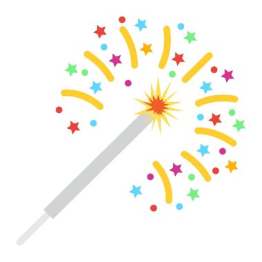 Maytap düz simgesi, yeni yıl ve Noel, Noel işareti vektör grafikleri, renkli bir katı model beyaz bir arka planda eps 10.