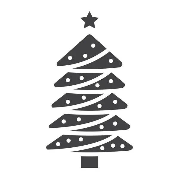 Символ рождественской елки, Новый год и Рождество, векторная графика, сплошной узор на белом фоне, eps 10 . — стоковый вектор