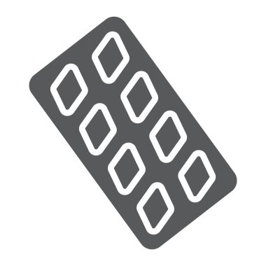 Ereksiyon hapı sembolü, sağlık ve eczane, uyuşturucu işareti, vektör grafikleri, beyaz arka planda sağlam bir desen, 10 puan..