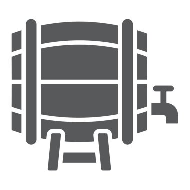 Bira fıçısı sembolü, Aziz Patrick günü ve alkol, şarap fıçısı işareti, vektör grafikleri, beyaz arka planda sağlam bir desen,.