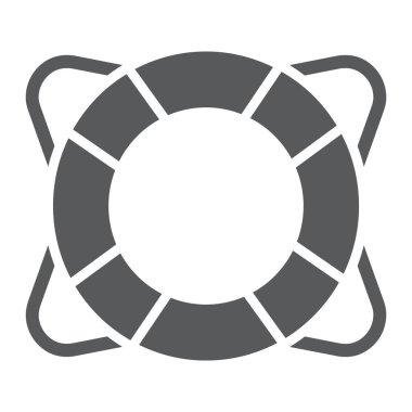 Lifebuoy kabartma simgesi, sos ve güvenlik halkası, yaşam şamandırası işaretleri vektör grafikleri, beyaz arkaplan üzerinde katı bir simge, 10 pound..