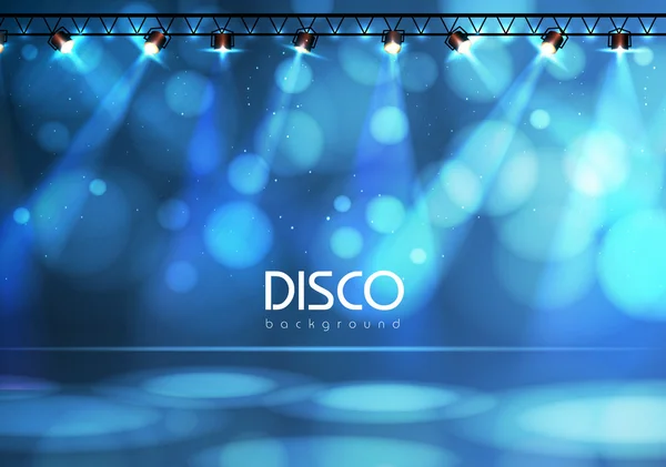 Disco mit abstraktem Hintergrund — Stockvektor