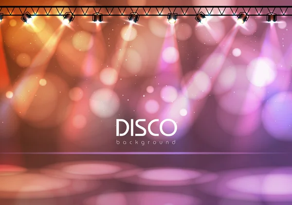 Disco fondo abstracto — Vector de stock