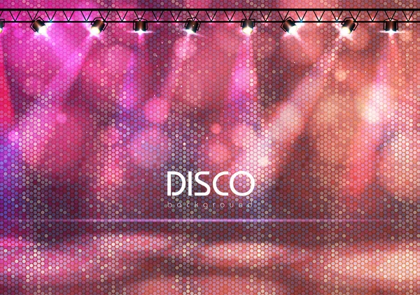 Disco abstracte achtergrond — Stockvector
