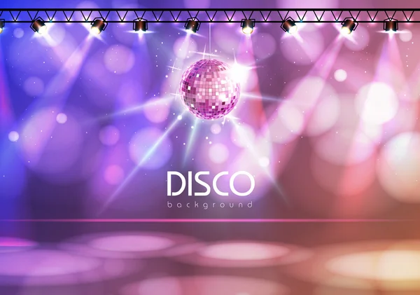 Disco ball background — Stock Vector