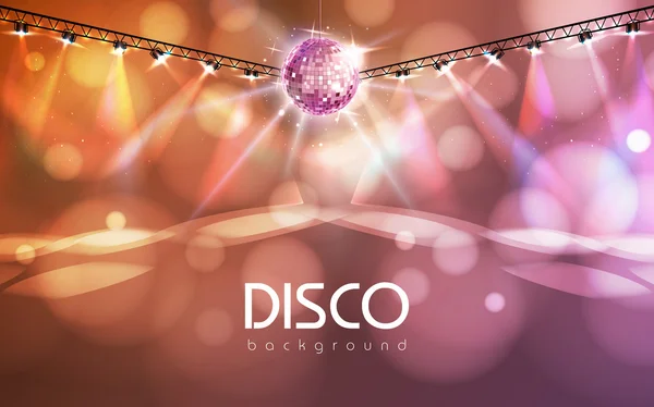 Disco koule pozadí — Stockový vektor