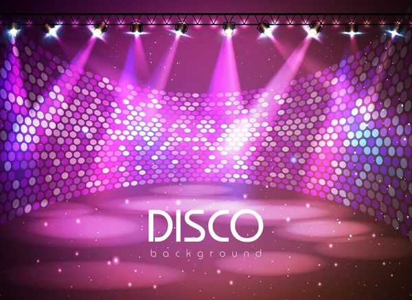 Disco abstraktní pozadí — Stockový vektor