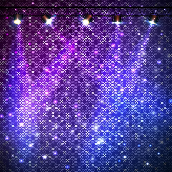 Disco neon van abstracte achtergrond — Stockvector