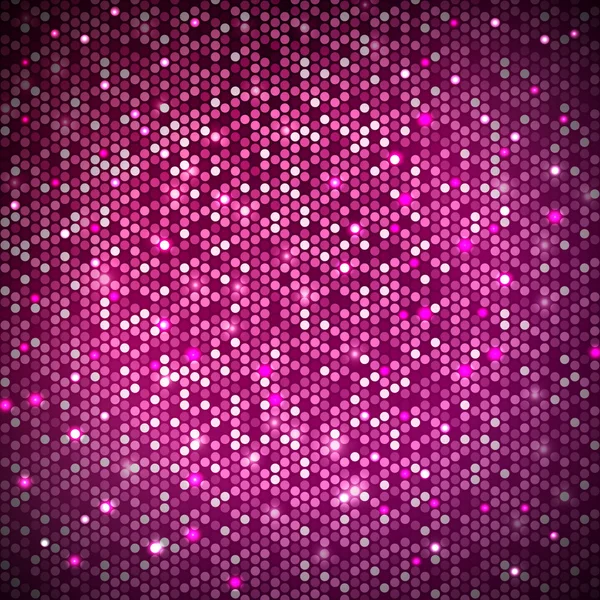 Disco astratto rosa neon sfondo — Vettoriale Stock