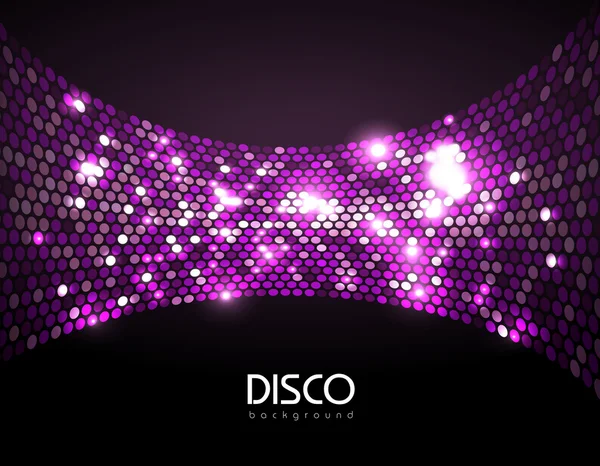 Disco neon růžová abstraktní pozadí — Stockový vektor