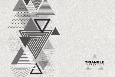 Abstract hipster polygon triangle background. Triangle pattern 