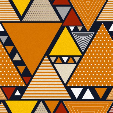 Soyut hipster çokgen üçgen arka plan. Seamless üçgeni modeli