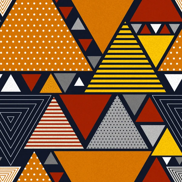 Abstrakte Hipster-Polygon-Dreieck Hintergrund. nahtloses Dreiecksmuster — Stockvektor