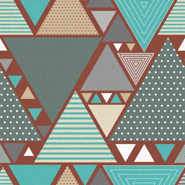 Abstrakte Hipster-Polygon-Dreieck Hintergrund. nahtloses Dreiecksmuster — Stockvektor