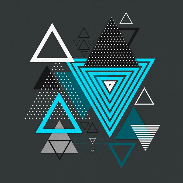 Abstract hipster polygon triangle background. Triangle pattern background — Stockový vektor