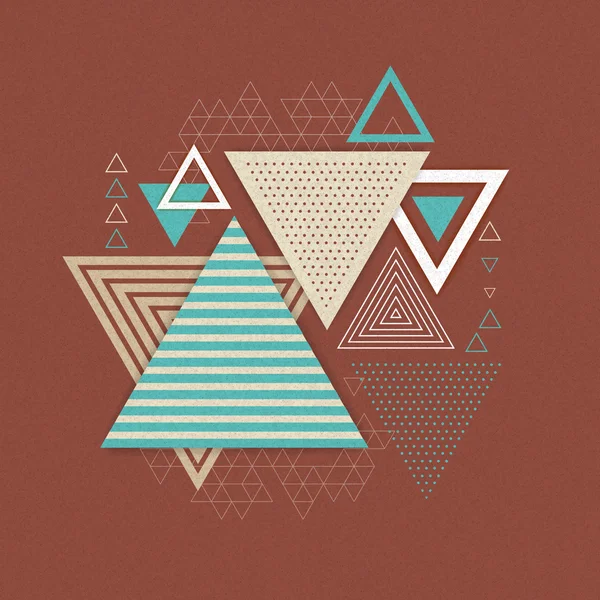 Abstract hipster polygon triangle background. Triangle pattern background — Stockový vektor