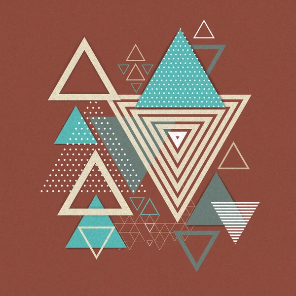 Abstract hipster polygon triangle background. Triangle pattern background — Stockový vektor