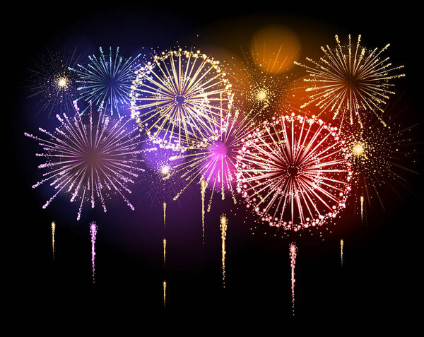 Векторный фейерверк
