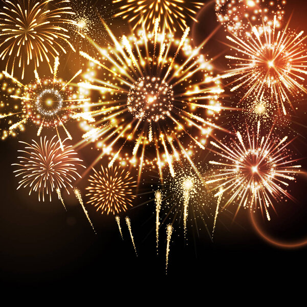 Векторный фейерверк
