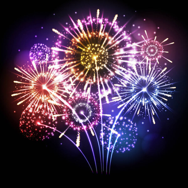 Векторный фейерверк
