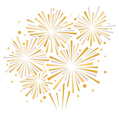 Vektör tatil havai fişek. Amerika'nın Bağımsızlık günü