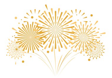 Vektör tatil havai fişek. Amerika'nın Bağımsızlık günü