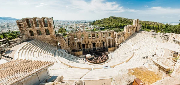 Dionysus의 극장 그리스 아테네의 아크로폴리스 — 스톡 사진