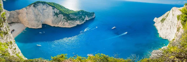 Batık Koyu - Navagio beach - Zakynthos Yunanistan — Stok fotoğraf