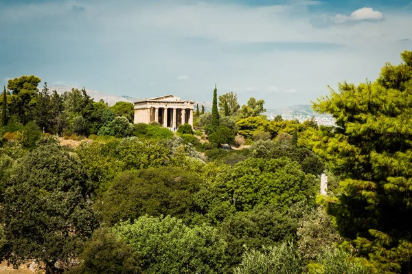 Yunanistan, Atina, Ağustos 2016, Acropolis of Athens, Atina şehir üzerinde son derece kayalık bir fosillerini bulunan antik kale