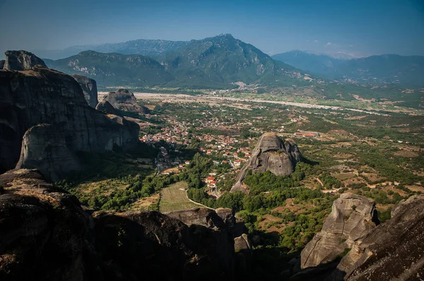 2016, Yunanistan Meteora, Meteora manastırları güzel manzara — Stok fotoğraf