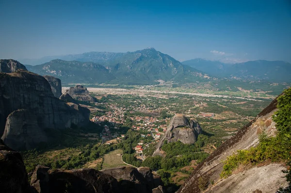 2016, Yunanistan Meteora, Meteora manastırları güzel manzara — Stok fotoğraf