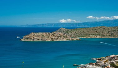 Spinalonga Island, Yunanistan, Girit'e, panoramik görüntülemek